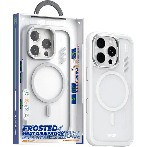 Чохол Blueo Frosted Heat Dissipation with MagSafe для Apple iPhone 16 Pro White [132554] - фото 2