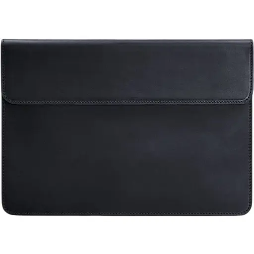 Шкіряний чохол-конверт BlankNote на магнітах для MacBook 15 дюйм Синій Crazy Horse - фото 1