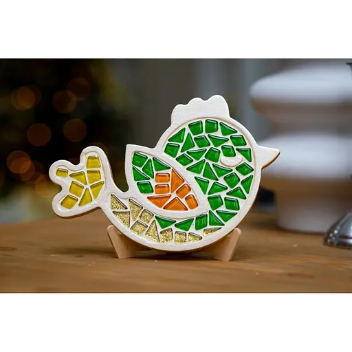 Дитячий набір для творчості кришталева мозаїка Птах Mosaaro MA1005 - фото 4