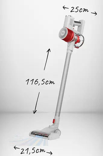 Пилосос Adler AD 7051 бездротовий 300Вт 0.6 л LCD дисплей щітка зі світлодіодним підсвічуванням - фото 8