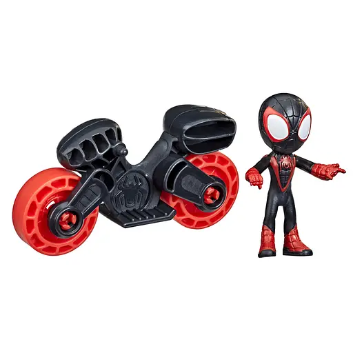 Набор игрушечный Hasbro Spiderman Marvel Spidey Amazing Friends Miles Morales 6 см (F3714_F4002) - фото 2