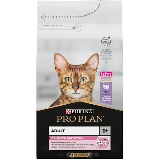 Сухой корм для кошек Purina Pro Plan Delicate Turkey со вкусом индейки 10 кг (7613033566509) - фото 1
