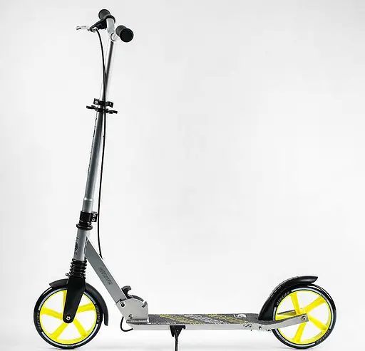 Самокат двоколісний Skyper S-18988 Sirius сіро-жовтий - фото 2
