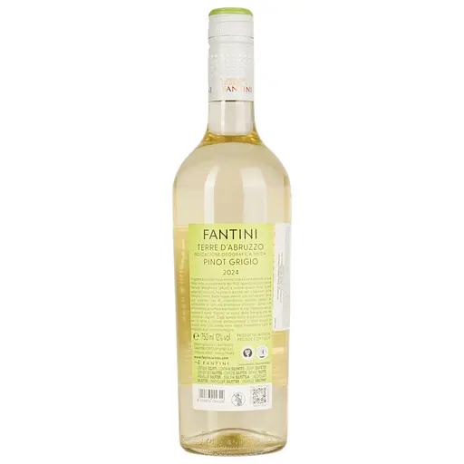 Вино Fantini Terre d'Abruzzo Pinot Grigio IGT белое сухое 10.5-15% 0.75 л - фото 4