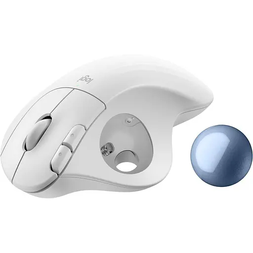 Миша Logitech M575S Ergo Wireless Trackball Off-White (910-007030) - фото 3