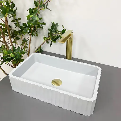 Умивальник VBI Florentia grey matt накладний VBI-015002, Сірий - фото 4