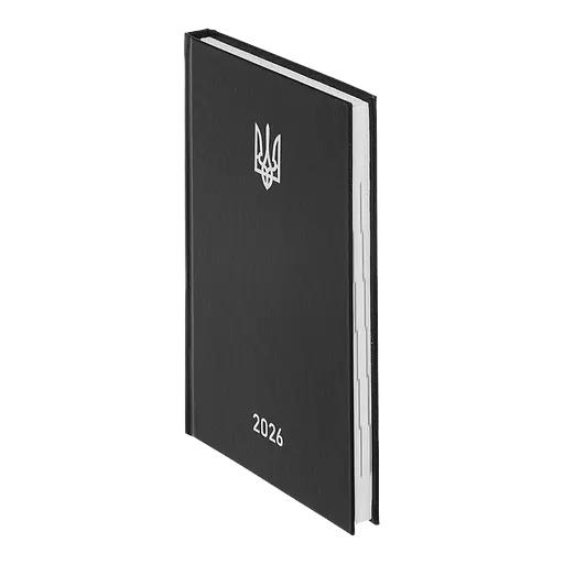 Ежедневник датированный Buromax Airy 2026 A5 бумвинил черный (BM.21165-01) - фото 2