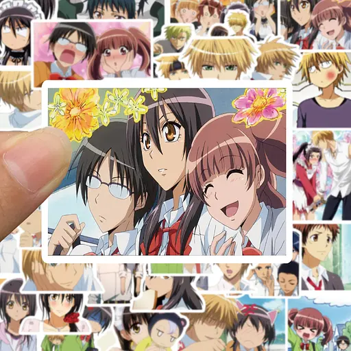 Стікерпак Президент студради - покоївка! Набір наклейок GeekLand Kaichou wa Maid-sama! 50 штук - фото 5