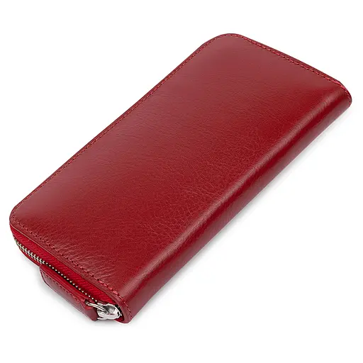 Женский кожаный кошелек Grande Pelle 19.5х10х2.5 см acs0018781 - фото 2