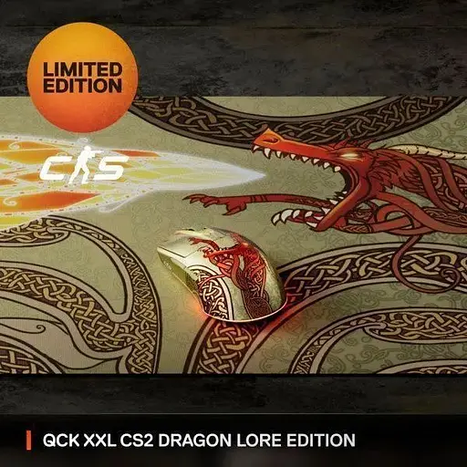Игровая поверхность SteelSeries QcK CS2 Dragon Lore Edition XXL (63448) [137297] - фото 4