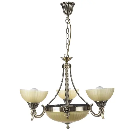 Люстра подвесная Brille классическая E27 60W BZ (BKL-452S/6)