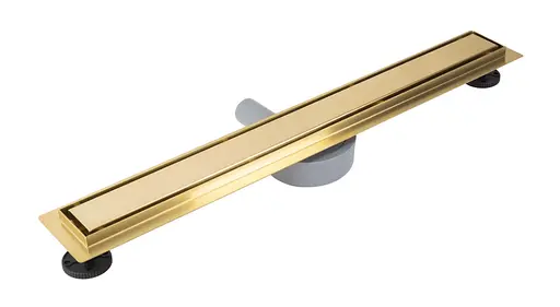 Трап для душа Rea Neox 90 Pro brushed gold 2в1 REA-G2704 - фото 3
