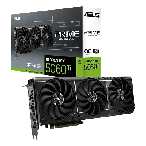 Відеокарта GeForce RTX 5060 Ti 16GB Asus Prime OC (PRIME-RTX5060TI-O16G)