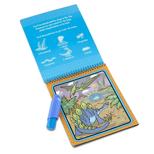 Водна розмальовка з ручкою Melissa & Doug Water WOW Динозаври (SM93204/6075166) - фото 3