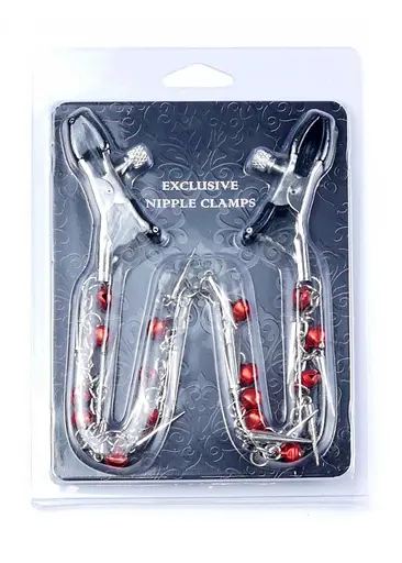 Затискачі для сосків Fetish B-Series Exclusive Nipple Clamps No.3 (сріблястий) - фото 7