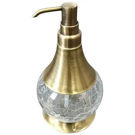 Дозатор для рідкого мила Kugu Freestand 630A, Бронза - фото 1