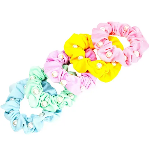 Дитяча резинка для волосся Перли La-beauty 0303-1079, 10 штук - фото 1