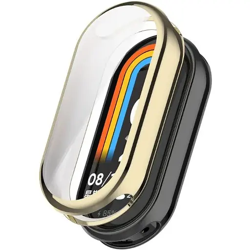 Чохол-накладка DK Silicone Face Case для Xiaomi Mi Band 8 (016403) (pale gold)