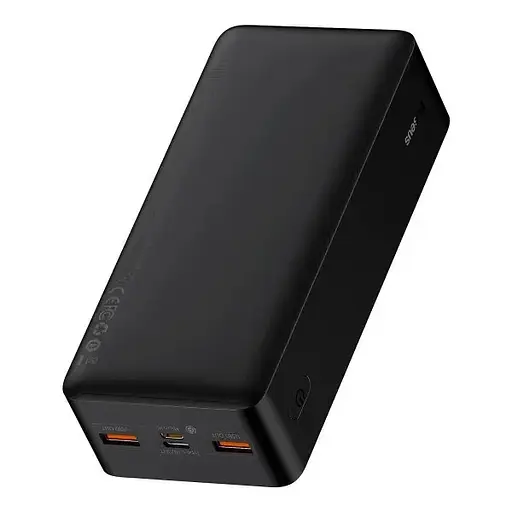 Портативный зарядний повербанк Baseus Bipow Digital Display 30000 mAh на 20 W LED-дисплей + кабель оригінал - фото 3
