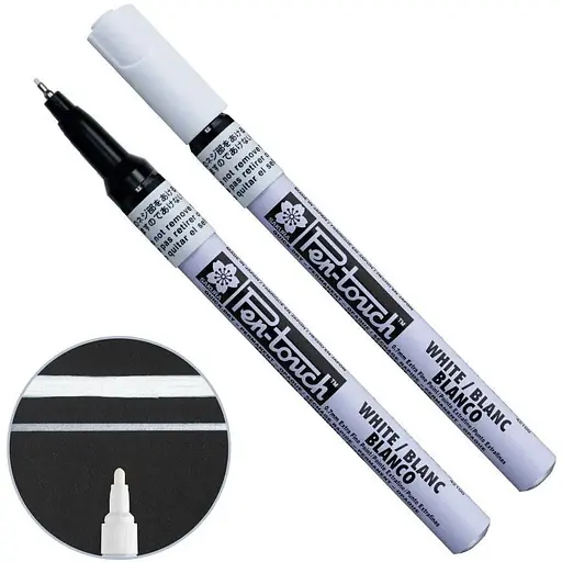 Маркер Pen-Touch на спиртовій основі тонкий (EXTRA FINE) 0.7 мм Sakura - фото 1