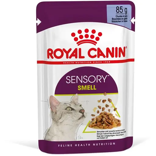 Влажный корм для взрослых кошек Royal Canin Sensory Smell Gravy кусочки в соусе 1.02 кг (12 шт. х 85 г) - фото 2