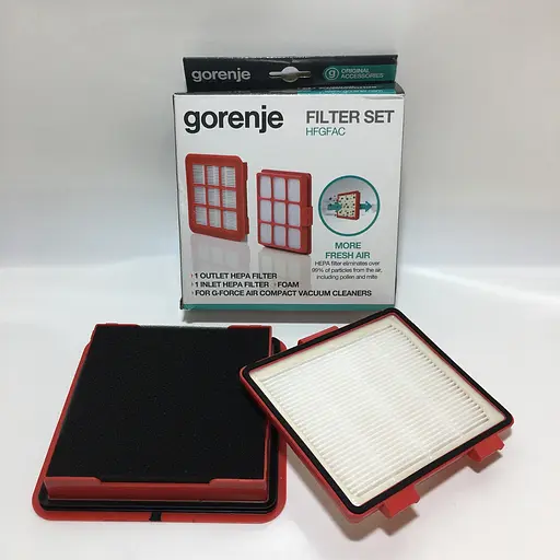 Комплект Hepa фільтрів для пилососу Gorenje VCEA01GACWCY, VC1901GACRCY, VC1701GACWCY, 732742 (HFGFAG) - фото 3