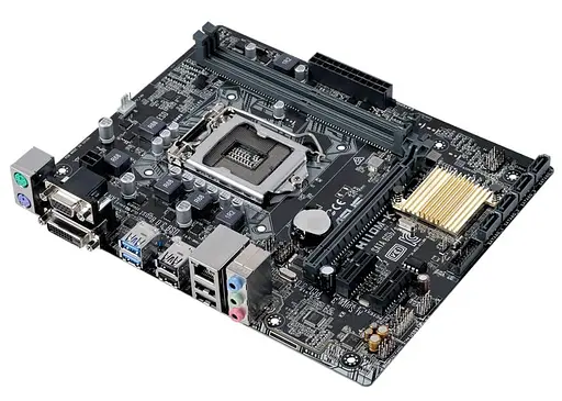 Материнская плата ASUS H110M-K (H110M-K) (Socket 1151, Intel H110, Micro-ATX) Б/у - фото 2