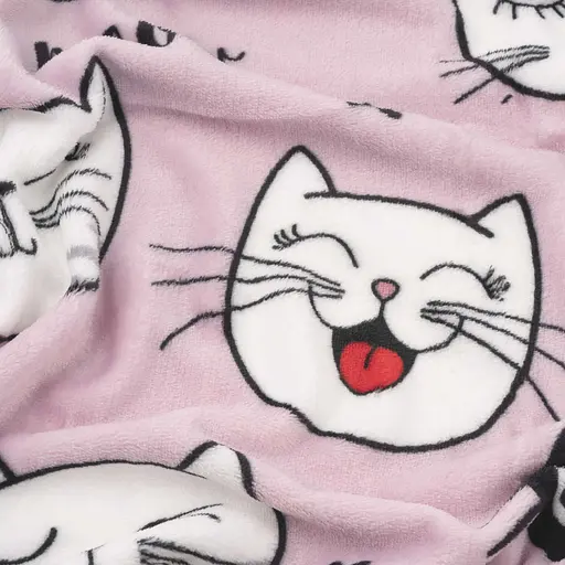 Плед Ardesto Flannel 160х200 см 100% полиэстер котики (ART0132PB) - фото 4