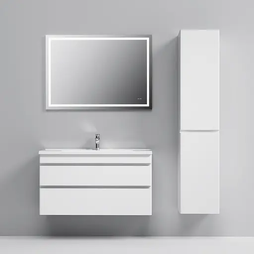 Тумба з умивальником AM.PM Hit підвісна 100 см білий M93A-FHX01002-WC01002WG38 Білий - фото 6