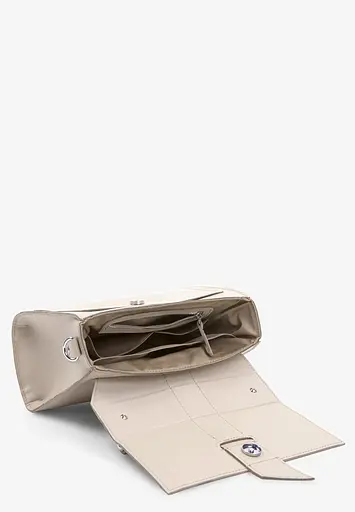 Жіноча шкіряна сумка Ester світло-бежевий краст - фото 8