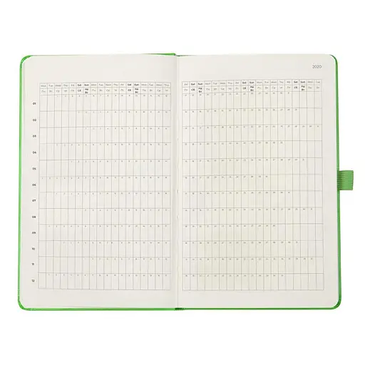 Еженедельник 2020 Axent Partner Strong 125х195 см салатовый (8505-20-09-A) - фото 6