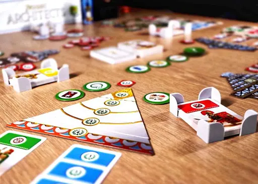 Настольная игра Repos Production 7 Чудес. Архитекторы (7 Wonders: Architects) (франц.) + QR-код укр. правила (ARC-FR01) - фото 12