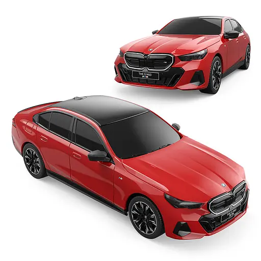 Машинка на радіоуправлінні BMW i5 1:24 червона - фото 3