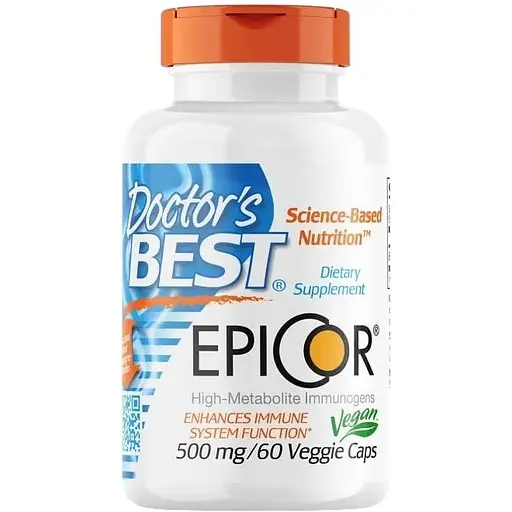 Натуральная добавка Doctor's Best Epicor, 60 вегакапсул