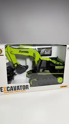 Екскаватор на радіокеруванні 393 L металопластик, гусеничний хід - фото 3