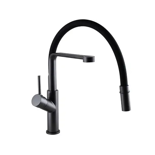 Змішувач для кухні Globus Lux Denver Flex GDF-32-11-01 Чорний матовий - фото 5