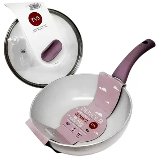 Сковорода ВОК TVS Nuvola 20 см + кришка