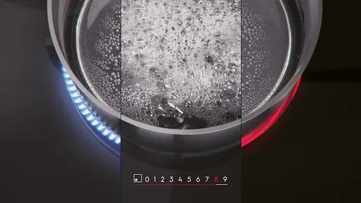 Варильна поверхня Electrolux індукційна, 60см, розширена зона, Hob2Hood, чорний - фото 3