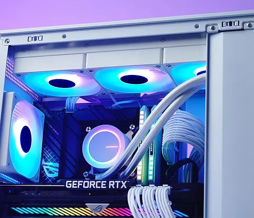 СВО Jonsbo TG-240 White (Intel LGA1700/1200/115X/2011; AMD AM4/AM5/4PIN PWM) (TG-240 White) - фото 7