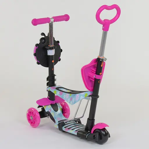 Самокат 5 в 1 Best Scooter 11210 рожевий - фото 5