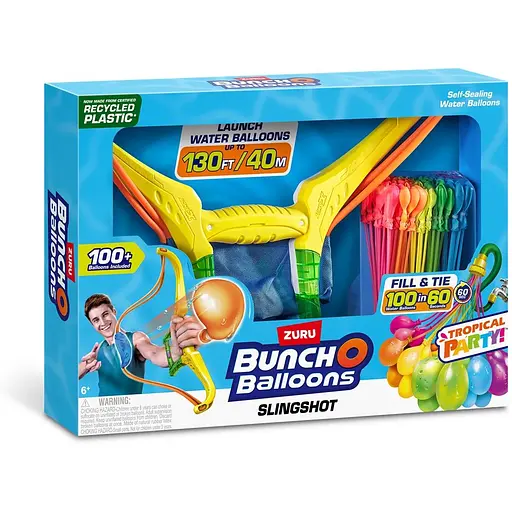 Ігровий набір Bunch O Balloons Рогатка та 100 водних куль (56494) - фото 2