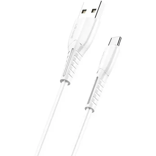 Кабель Usams U35 US-SJ366 USB-C - USB-A 2A 1m White (SJ366USB02) [70884]