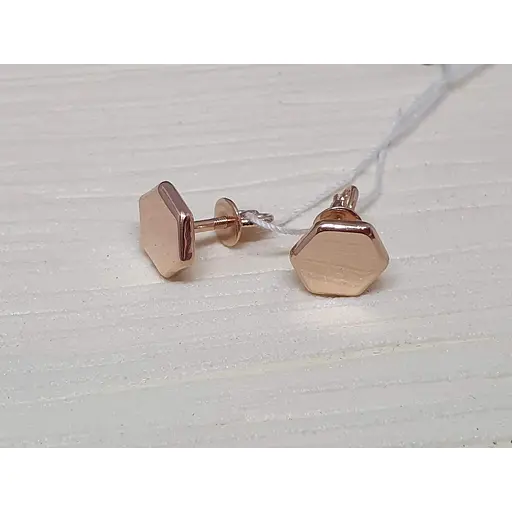 Золоті сережки-пуссети Favoritum. 210048 - фото 3