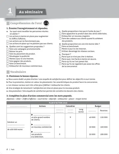 Quartier d'affaires B1 Cahier d'activités - фото 4