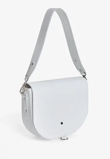 Жіноча шкіряна сумка Ruby L біла - фото 4