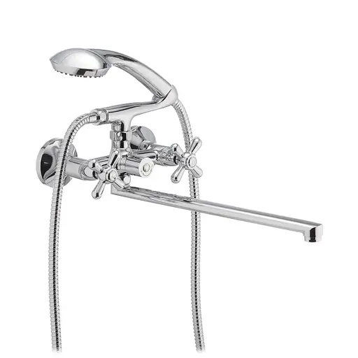 Смеситель для ванны Haiba Dominox 140 HB0945 Хром - фото 1