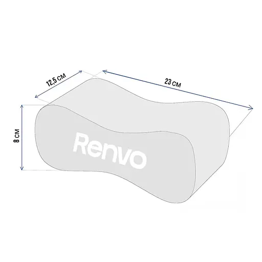 Колобашка для плавання Renvo Splash Синій Білий Уні 8х15,5х23 см (2SP100-04) - фото 2