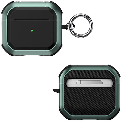 Футляр противоударный Black ed. для наушников Airpods 4 Apple Green - фото 4
