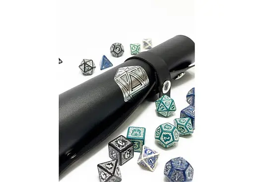 Настольная игра Планета Ігор Лоток для кубиков D20 (черный) (Dice tray D20 black) (pi-dt007) - фото 6