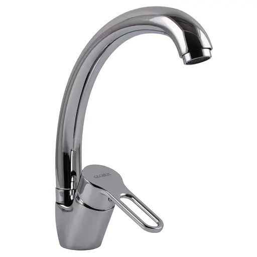 Смеситель для кухни Globus Lux Dolly GLD-0103S хромированный с высоким изливом для удобства мытья посуды - фото 2